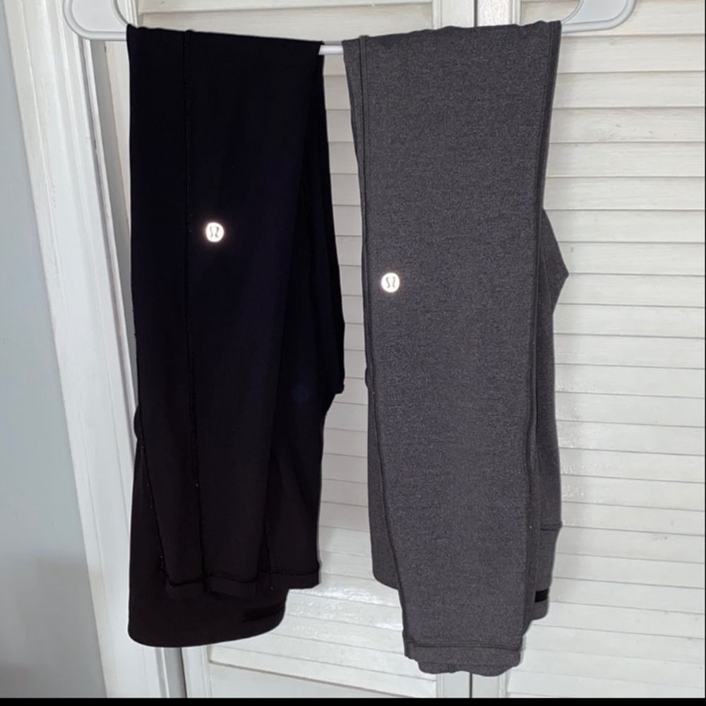 gray lululemon speed up legging size 6